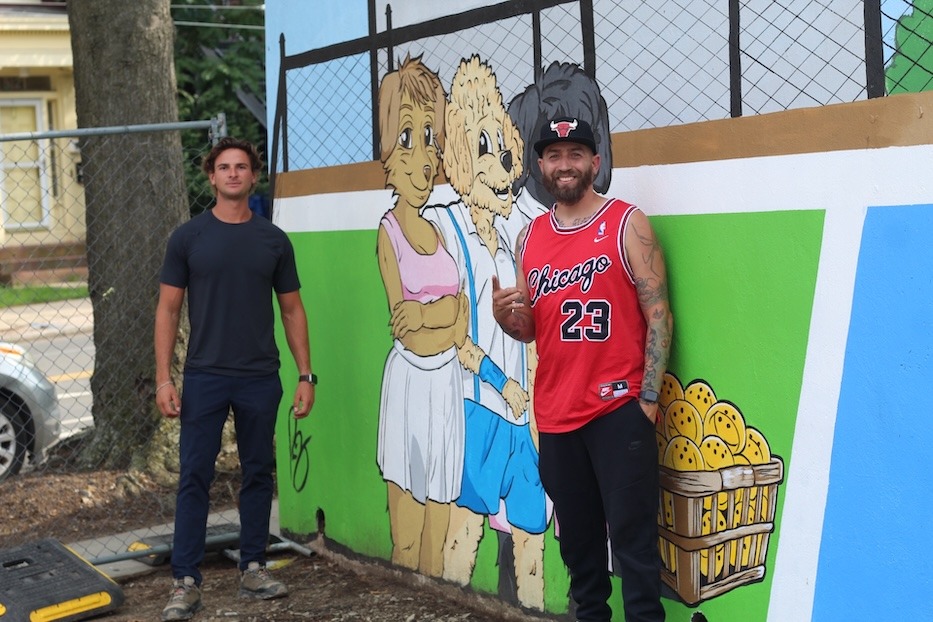 Pup-Pickleball Mural Sparks Public Art Debate